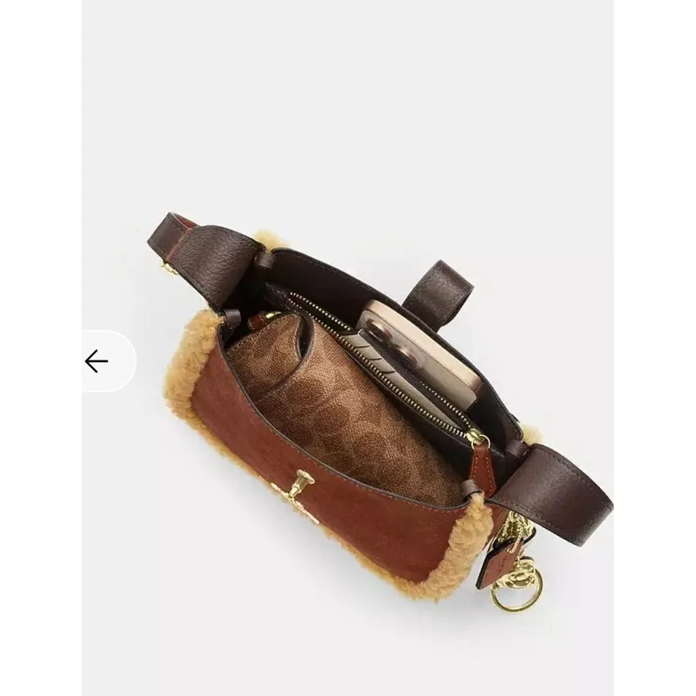 Coach hadley mini crossbodybag color vintage brown - Picture 4 of 9